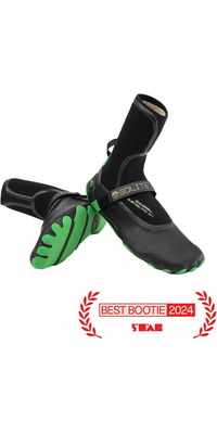 2025 Solite Custom Pro 2.0 3mm Wetsuit Boots 21001 - Green / Black